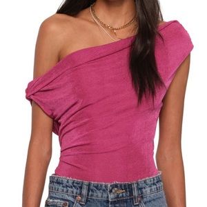 HEARTLOOM berry Morisette Bodysuit